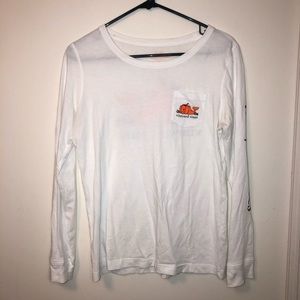 Vineyard Vines Pumpkin Whale Long Sleeve Shirt